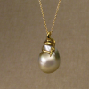 baroque pearl drop + snake