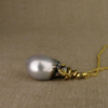 ooak baroque pearl snake pendant