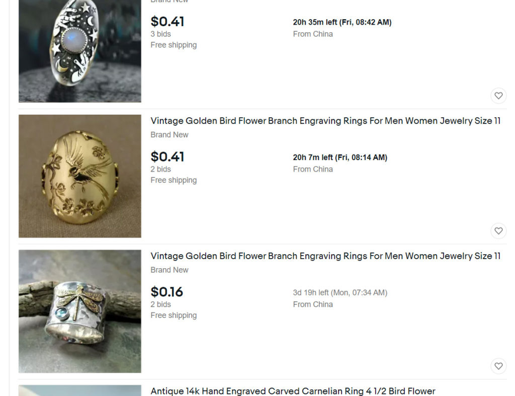 eBay continuing to allow sellers to use stolen images (copyright infringement 4.2) to sell their products