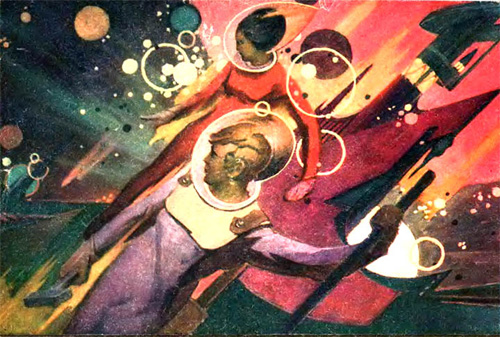 Gennady Golobokov's retro sci-fi cover art