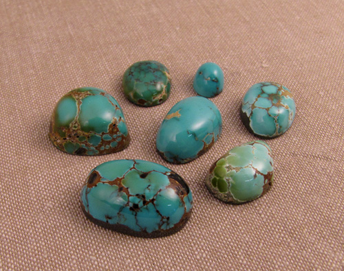 Turquoise from Nevada and New Mexico