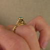 rococo emerald ring