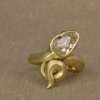 antique diamond snake ring