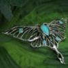 Luna moth neckpiece